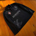 Retro Long Sleeve Polo Shirt Y2k