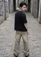 Y2K Harajuku Retro Graphic Patch Jeans Hip Hop