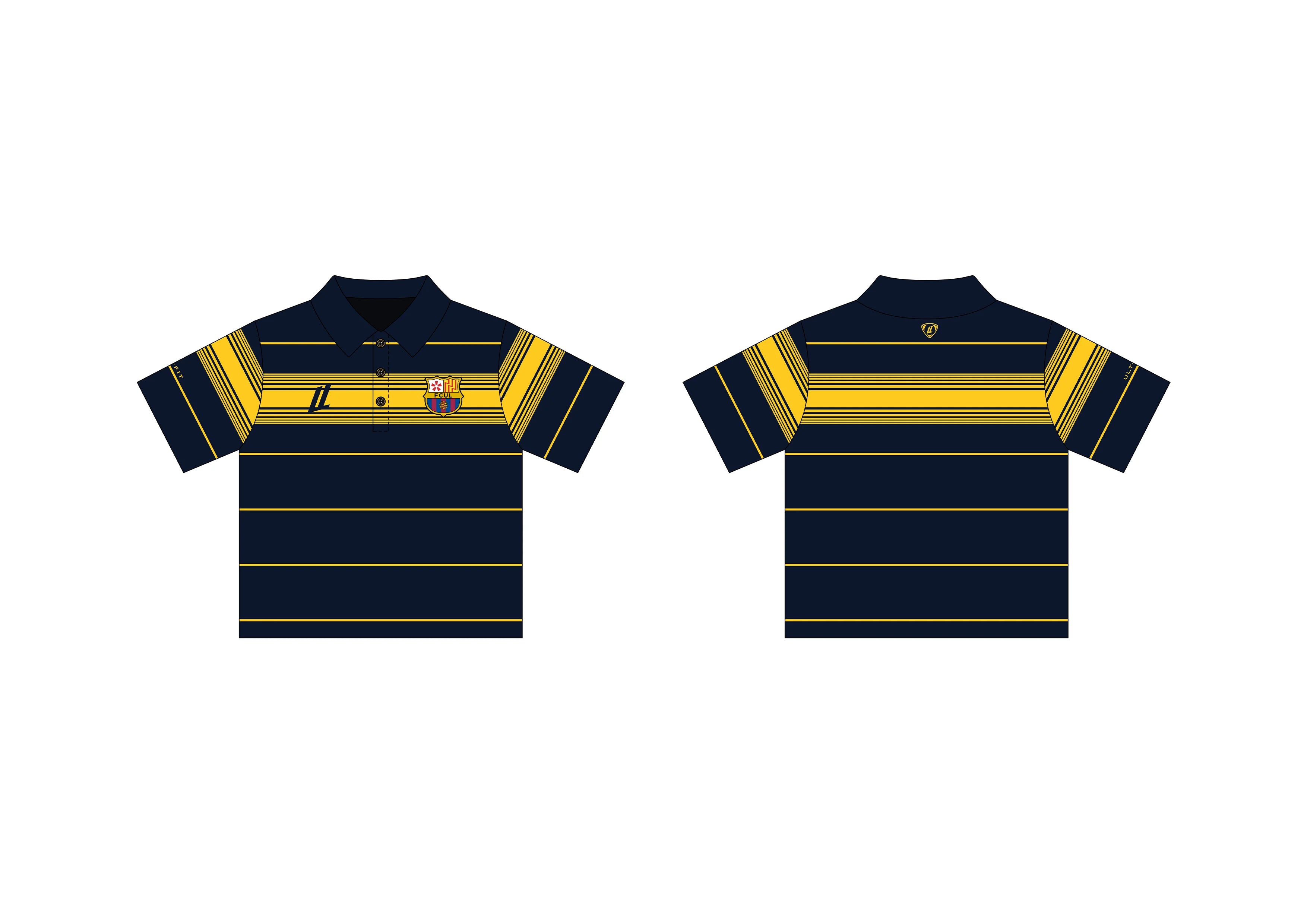 Barca Polo Shirt Retro