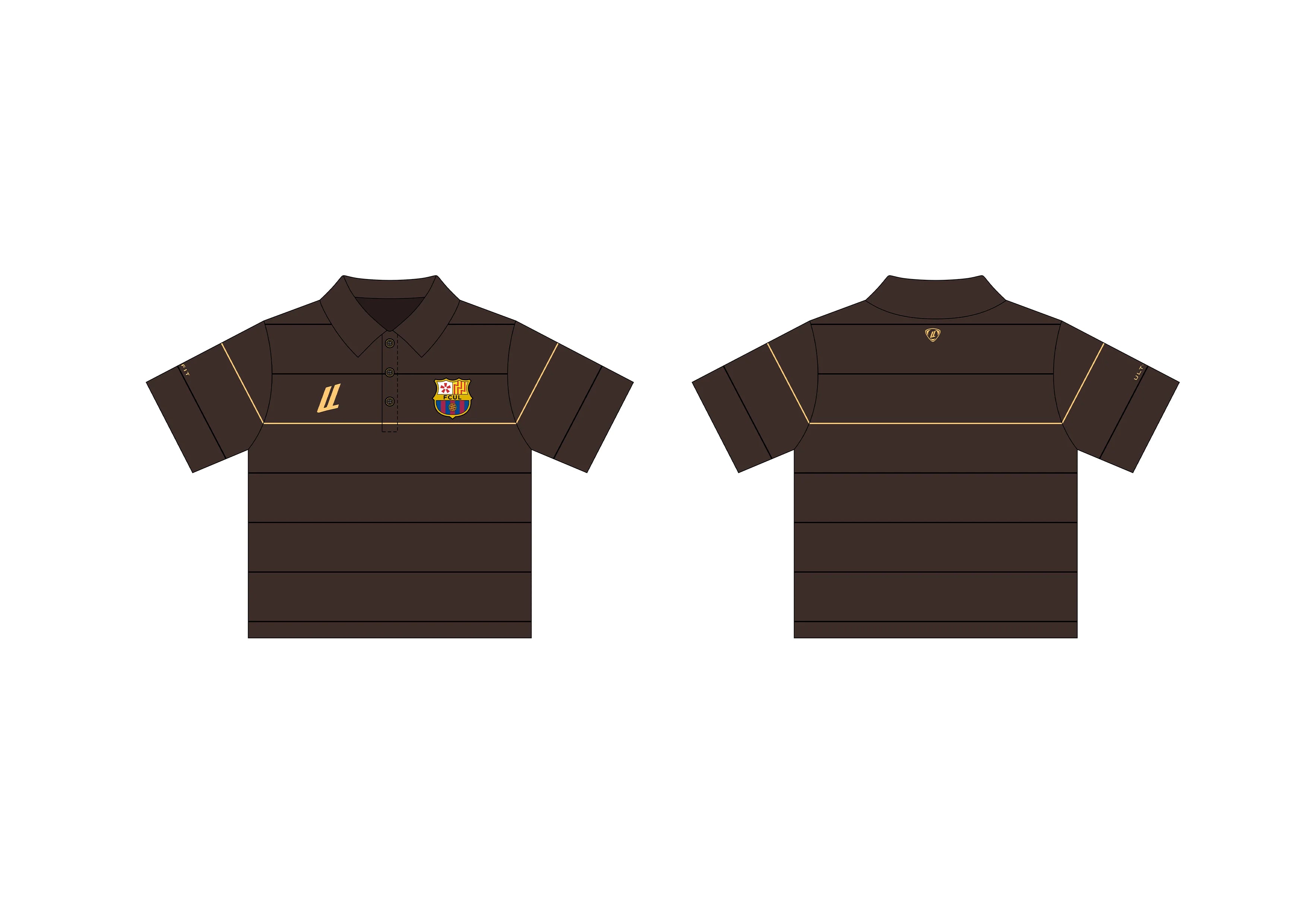 Barca Polo Shirt Retro